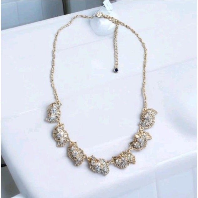 Southern Living Rhinestone Collar Necklace Borrowed And Blue Collection New